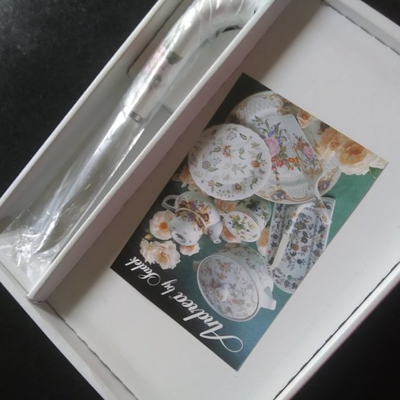 Andrea By Sadek Porcelain Cheese board with matching knife - Picture 3 of 12